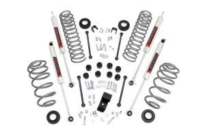 Jeep Wrangler Suspension Lift Kit - Rough Country - 3.25 Inch N3-Series - Metallic Silver - '97-'02